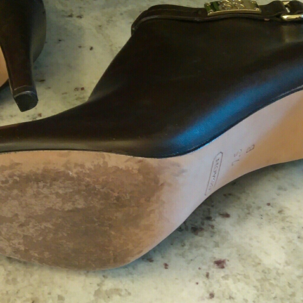 Authentic Coach Leather Booties - image 6